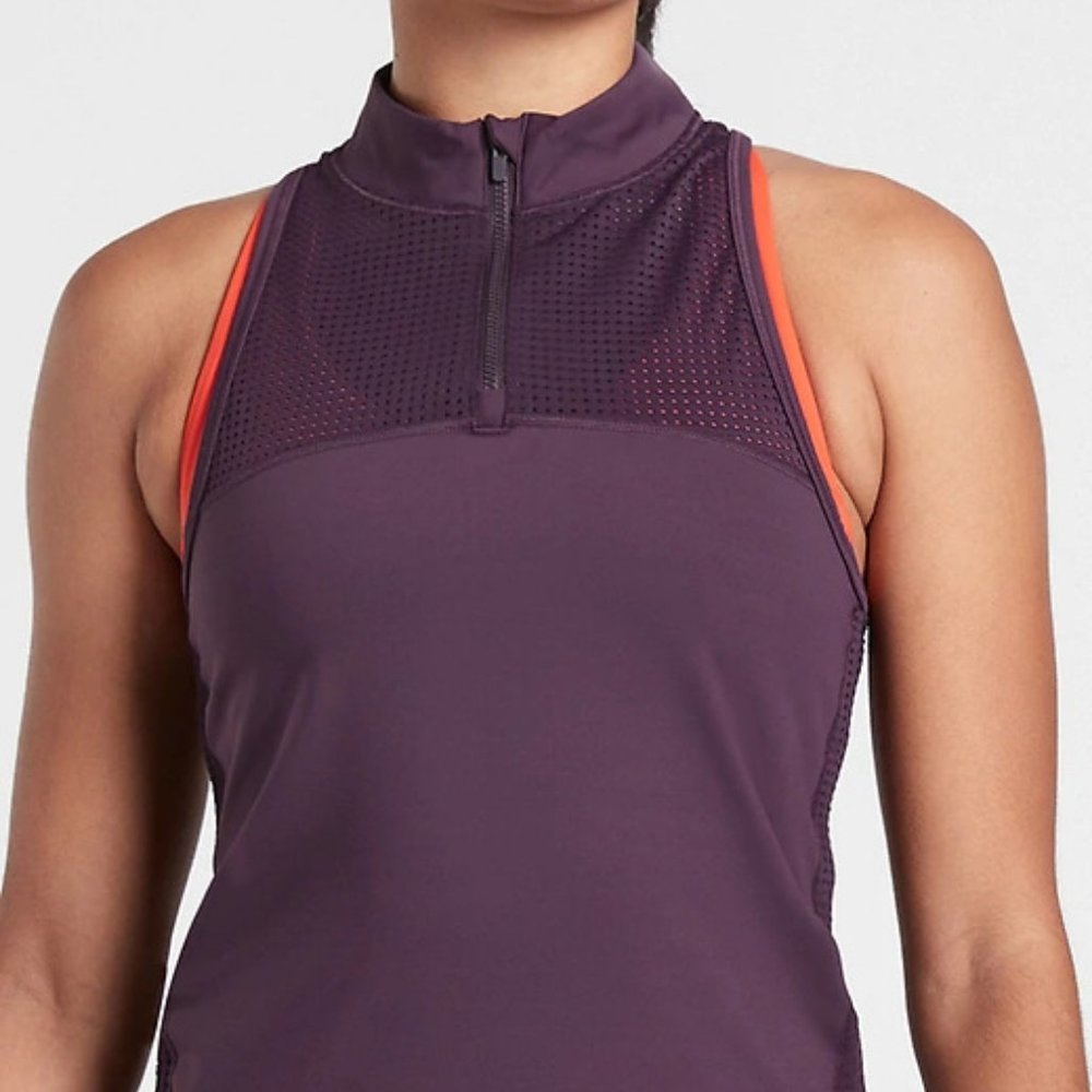 Athleta Hiit It Tank size M Agate Purple - Picture 2 of 6